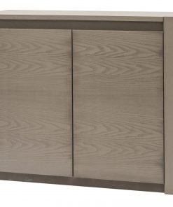 Credenza in frassino 2 porte colore cenere