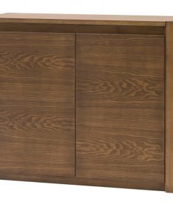 Credenza in frassino 2 porte colore tabacco