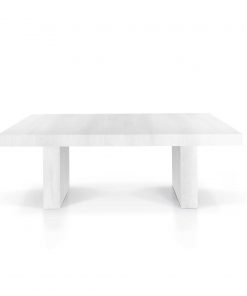Tavolo nobilitato finitura bianco consumato
