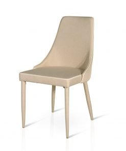 Sedia imbottita beige