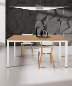 Tavolo rovere con struttura metallo