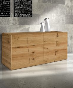 Credenza rovere nodato spazzolato