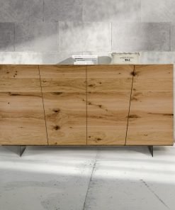 Credenza rovere nodato spazzolato