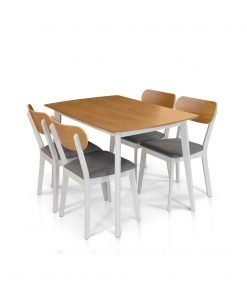 Tavolo impiallacciato rovere